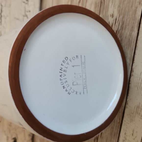 Pier 1 Terra Cotta Utensil Vase and Olive Oil Glass Dispenser--Set of 2 - Picture 4 of 10